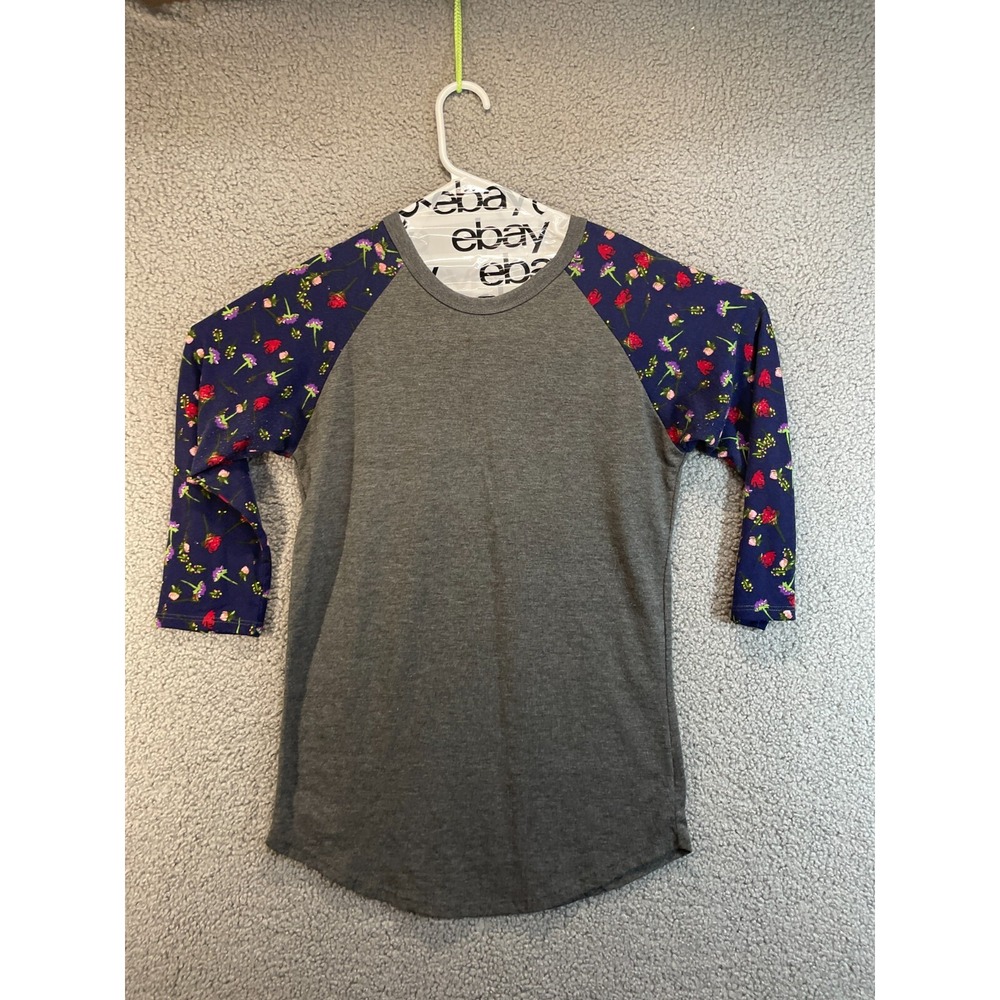 Shirt Short Sleeve LuLaRoe Women's XS‎ Blue  Tee Top